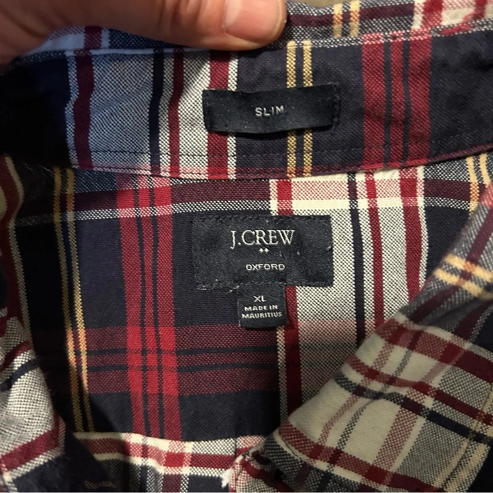 J. Crew Slim Oxford Flannel Shirt